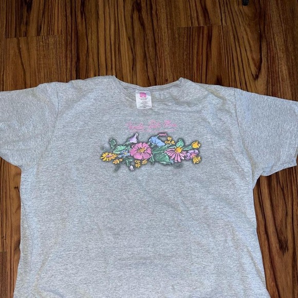 Tops - VTG single stitch Gray her way Hanes Heather cotton t-shirt with Worlds Best